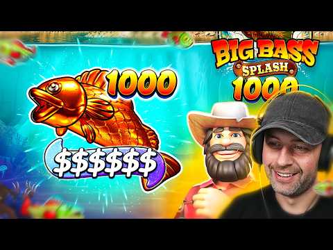 Spill Big Bass Splash 1000 på nett - Få opplevelsen av å spille med opp til 1000 kr i vinningspotensial!